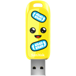 SANDISK USB 3.2,Ingot Type-A,130MB/s,Fortnite Peely Edition,4x6 Box with Windowr,Global