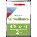 HDD Video Surveillance TOSHIBA S300 2TB SMR, 3.5'', 128MB, 5400RPM, SATA, TBW: 180