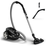 Philips 3000 series Bagged vacuum cleaner XD3112/09, 900W, TriActive, Deep Black