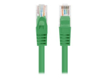 Lanberg Patchcord CAT.5E UTP 1.5M fluke passed 10-pack, Green | PCU5-20CC-0150-G