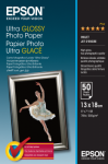 Epson Ultra Glossy Photo Paper, 130 x 180 mm, 300g/m&sup2;, 50 sheets