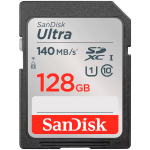 SANDISK Ultra 128GB SDXC Memory Card 140MB/s