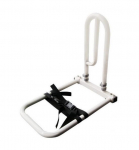 Height-adjustable bed rail making it easier to stand up