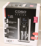 SALE OUT. Caso Turbo Hot Water Dispenser | Hot 7 | Water Dispenser | 2200-2600 W | 2.7 L | Plastic/Stainless Steel | Black/Stain