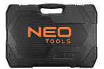 NEO TOOLS Socket Set 1/2", 1/3", 220 pcs, Satin Finish