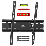 Maclean MC-748A TV or Monitor Mount, TV Wall Holder, Handle, max VESA 400x400, 32-70", 45kg, Black