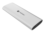 Natec | Rhino M.2 NVME Lite USB-C External, Gen 2 Steel Arctic Silver | Solid-state drive interface NVMe