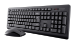 Trust Primo - set (wireless keyboard + wireless mouse), black
