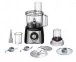 Bosch MCM3401M virtuvinis kombainas 800 W 2,3 L Juoda, Nerūdijančiojo plieno