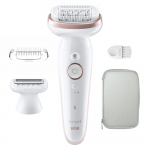 Braun Epilator | SES9-030 Silk &eacute;pil 9 | Operating time (max) 50 min | Number of power levels 2 | Wet & Dry | White/Rose