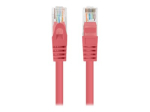 Lanberg Patchcord CAT.5E UTP 3M fluke passed 10-pack, Red | PCU5-20CC-0300-R