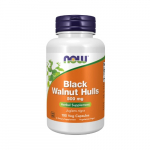 NOW Black Walnut Hulls 500mg 100 Kapsulių