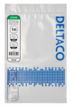 Patch kabelis DELTACO, Flex-Boot Bendable CAT.6A U/UTP 28AWG, 1m / 1902632