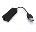 ICY BOX IB-AC501a USB 3.0 į Gigabit Ethernet adapteris, USB-A į RJ-45, juodas