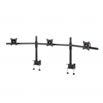 EDBAK SV11 desk mount for three 19 -27 monitors, curved | EDBAK
