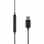 C220 į ausis įdedamos ausinės STREETZ, 3-mygtukai, USB-C, juodos / C220-BLK / 6612109