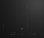 BEKO Hob | HII64720QUF2T | Induction | Number of burners/cooking zones 4 | Touch | Timer | Black