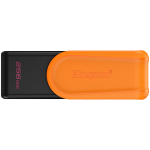 Kingston 256GB Portable USB 3.2 Gen 1 DataTraveler Exodia S (Black/Orange)