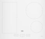 BEKO Hob | HII64200FMTW | Induction | Number of burners/cooking zones 4 | Touch control | Timer | White
