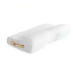 QMED Contour Pillow M ortopedinė miego pagalvė, 57x33x12cm, memory putos, balta