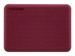 Canvio Advance | HDTCA40ER3CA | 4000 GB | 2.5 " | USB 3.2 Gen1 | Red