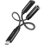 AXAGON ADA-HCPD USB-C į 3.5mm Hi-Res DAC garso adapteris su PD 60W, 10cm