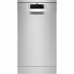 AEG FFB62427ZM laisvai pastatoma indaplovė, 45cm, 9 komplektai, 46dB, SatelliteClean, nerūdijantis plienas
