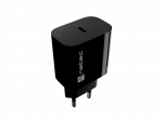 Natec Ribera USB Charger 1X USB-C 20W, Black
