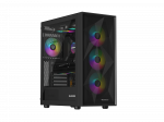 Genesis Gaming PC Case | Diaxid 605 ARGB | Black | Midi Tower | Power supply included No
