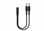 DH320 laidinės žaidimų ausinės DELTACO GAMING, i&scaron; odos, 3.5mm jungtis, garsumo ir nutildymo mikrofono valdikliai / GAM-190 / 422