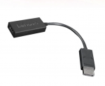 Lenovo DisplayPort į HDMI 2.0b adapteris, 4K 60Hz, aktyvus, 0.225m, juodas