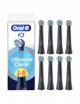 Oral-B | Replaceable toothbrush heads | iO UltimateClean | Heads | For adults | Number of brush heads included 8 | Black