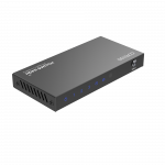 HDMI jungiklis DELTACO, 3 įėjimai į 1 i&scaron;ėjimą, 8K 60Hz, su nuotolinio valdymo pultu / HDMI-7053 / 1903451