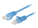 Lanberg Patchcord CAT.6 UTP 0.5M fluke passed 10-pack, Blue | PCU6-20CC-0050-B
