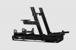 Next Level Racing | Aluminum Carbon Steel | Racing Simulator Cockpit | GTElite Wheel Plate Edition | Black