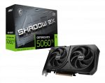 MSI GeForce RTX 5060 Ti 8G SHADOW 2X OC PLUS Bulk Pack | NVIDIA | 8 GB | GeForce RTX 5060 Ti | GDDR7 | HDMI ports quantity 1 | P