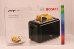 SALE OUT. | Bosch DesignLine Toaster | TAT3P423 | Power 970 W | Number of slots 2 | Housing material Stainless steel | Black | D
