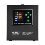 KEMOT PROsinus-2000 emergency power supply unit a pure sine wave inverter with a 12V charging function, 230V, 2000VA/1200W