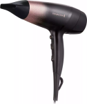 Remington Hair Dryer | D5305 Rose Shimmer | 2200 W | Number of temperature settings 3 | Ionic function | Diffuser nozzle | Black