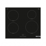 Bosch Hob | PIE611BB5E | Induction | Number of burners/cooking zones 4 | Touch | Timer | Black | Display
