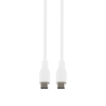 USB-C į USB-C kabelis DELTACO, 1m, USB 2.0, baltas, pintas, SPR 3A/60W / IPLH-1010 / 1902626