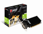MSI | GT 710 2GD3H LP | NVIDIA | 2 GB | GeForce GT 710 | DDR3 | DVI-D ports quantity 1 | HDMI ports quantity 1 | PCI Express 2.0