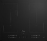 BEKO Hob | HII64720QUF2T | Induction | Number of burners/cooking zones 4 | Touch | Timer | Black