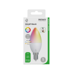 LED lemputė DELTACO SMART HOME, E14, RGB, WiFi, 4.9W / SH-LE14C37RGB02 / 1902596