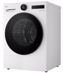 LG RHX7010TWB džiovyklė, 10kg, dvigubas inverterinis &scaron;ilumos siurblys, AI džiovinimas, Wi-Fi, C klasė, balta