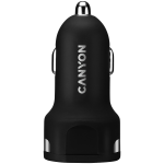 CANYON car charger C-04 2.4A/2USB-A Black
