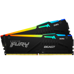Kingston 32GB 6400MT/s DDR5 CL32 DIMM (Kit of 2) FURY Beast RGB EXPO