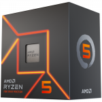 AMD CPU Desktop Ryzen 5 6C/12T 7600 (5.2GHz Max, 38MB,65W,AM5) box, with Radeon Graphics and Wraith Stealth Cooler