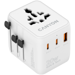 CANYON Travel Adapter OnTour 20 EU/UK/US/AUS 20W White