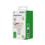 LED lemputė DELTACO SMART HOME GU10, RGB, WiFi, 4.7W / SH-LGU10RGB02 / 1902593